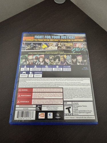 My Hero One's Justice Ps4 Físico (Usado)