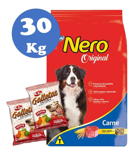 Nero Adulto Original Carne 30 Kg + Regalo