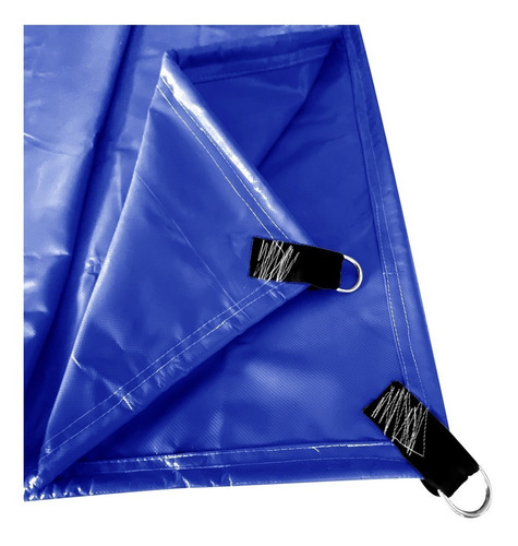 Lona 3.50m X 4m Cal. 610 Ó 18oz, Reforzada Uso Rudo Argolla