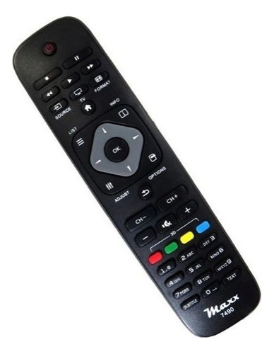 Controle Remoto Para Tv Philips Lcd Led Max-7490