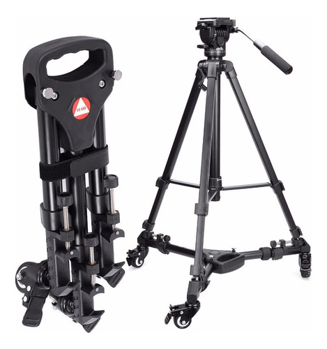 Kingjoy Vx-600 Plegable Universal Dolly Ruedas Polea Base F