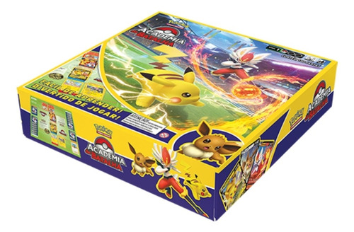 Academia De Batalha Cinderace Pikachu Eevee V Pokémon Tcg