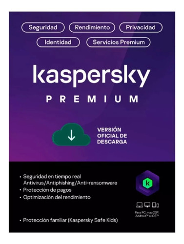 Kaperskiy Premium 3 Pc Para 1 Año 