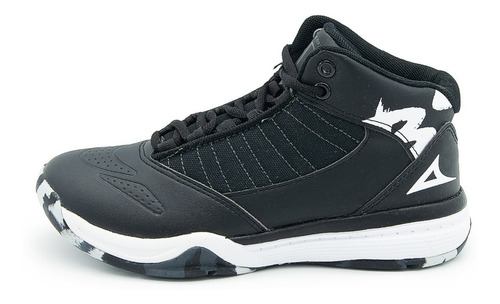 Tenis Pirma Basketball Caballero Negro Suela Colores 25-30