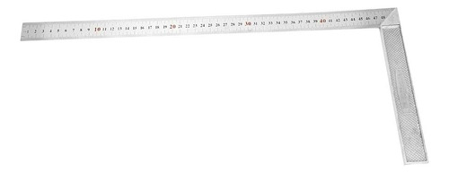 Régua De Liga De Alumínio De 50 Cm Com Borda Reta De 90 Grau