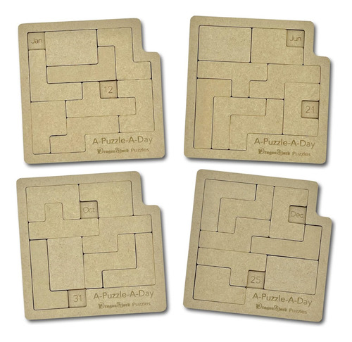 Dragonfjord A-puzzle-a-day: El Rompecabezas Del Calendario D