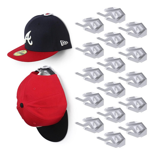 Ganchos Adhesivos Para Gorras De Béisbol, 16 Piezas