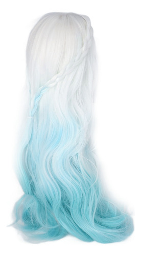 Peluca Azul Para Muñecas Diy, Con Una Articulación De 1/3 De