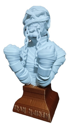 Iron Maiden Eddie Busto Figura Decorativa Impresión 3d 30cm 