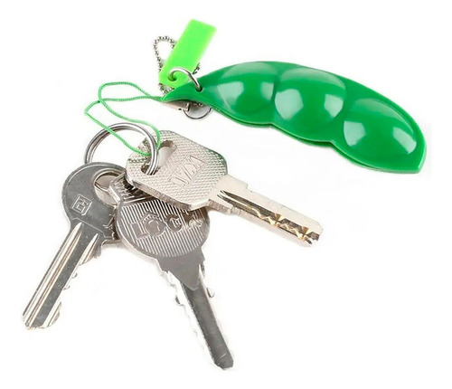 Chaveiro Ervilhas Anti Stress Relax Feijão Fidget Toy Pop It