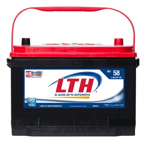 Pila De Carro Lth Modelo L-58-575. Entrega En Tepozotlán