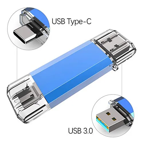Unidad Flash Otg Topesel De 128 Gb, Usb C, Tipo Usb 3.0