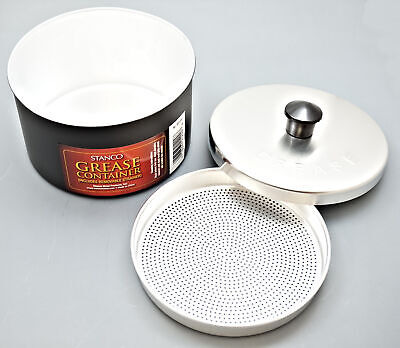 Stanco, Gs-1200, 40 Oz Grease Container/strainer Eej