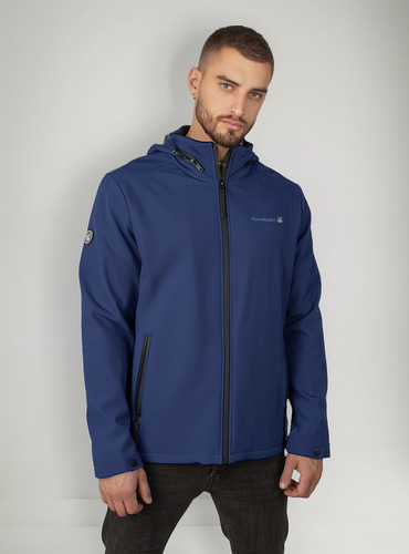 Chamarra Hombre Con Forro Fur Y Capucha Pol8893r Greenlander