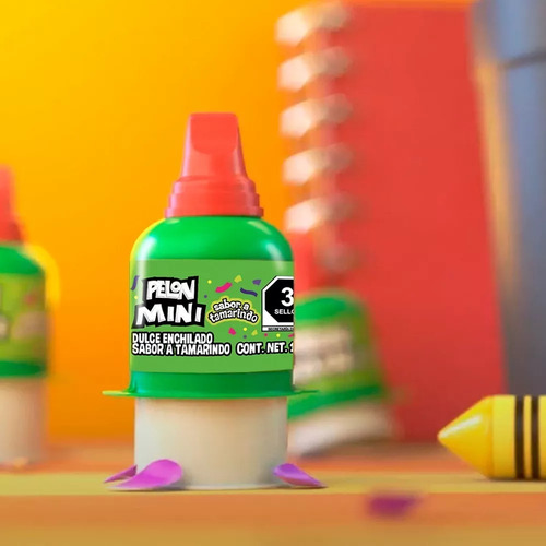 Mini Pelon Pelo Rico Hershey 18 Pzas Rico Sabor A Tamarindo