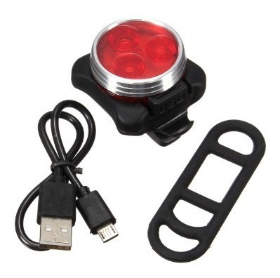 Luz Led Bicicleta Delantera O Trasera Recargable Usb