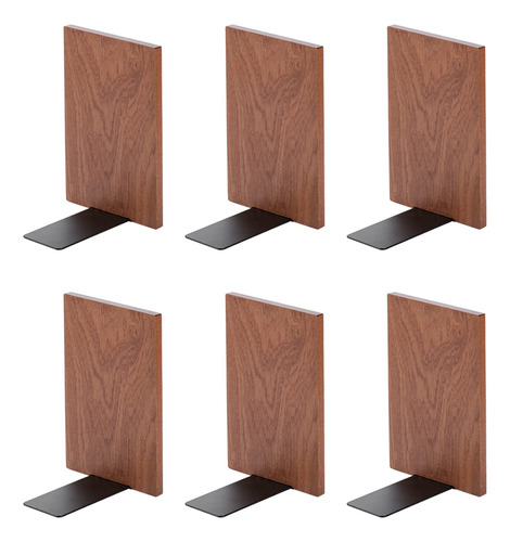 Muso Wood Sapele Sujetalibros De Madera Para Sostener Libros