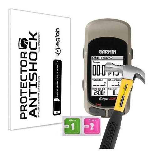 Protector De Pantalla Antishock Gps Garmin Edge 205