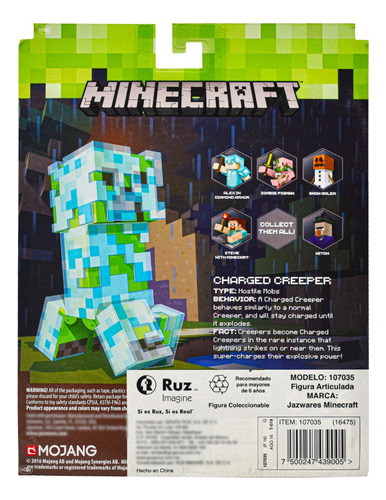 Minecraft Charged Creeper 7cm Series 3 Jazwares