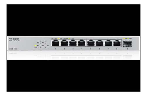 Switch No Administrado Zyxel De 8 Puertos 2.5g Multi-gig Con
