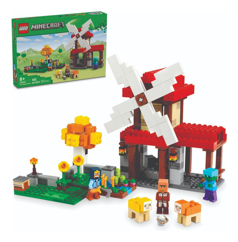 Lego - Minecraft - A Fazenda Do Moinho De Vento 462 Zumbi