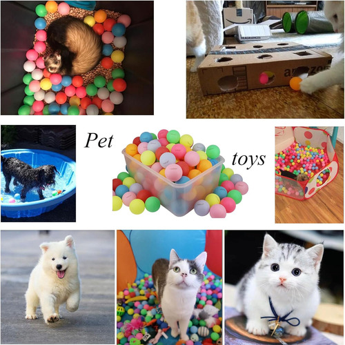 Paquete De 100 Pelotas De Ping Pong De Colores Para Bricolaj