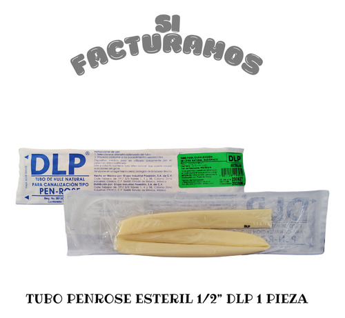 Tubo Penrose Esteril 1/2 Dlp 1 Pieza