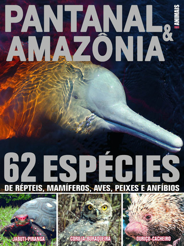 Guia animais - Pantanal & Amazônia: 62 espécies de répteis, mamíferos , aves, peixes e anfíbios, de On Line a. Editora IBC - Instituto Brasileiro de Cultura Ltda, capa mole em português, 2018