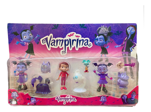 Compatible Vampirina Muñecas Figuras Amigos Set Blister X9