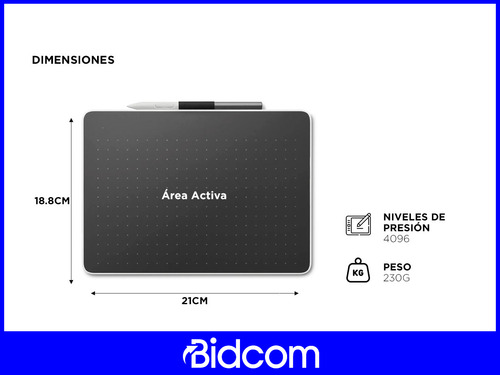 Tableta Grafica Digitalizadora Wacom One Small Ctc4110wlw0a