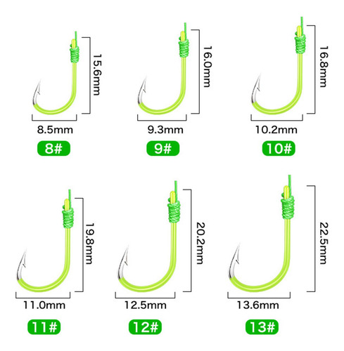 Ganchos De Púas Dobles Para Pesca De Carpa, 11mm X 19,8mm
