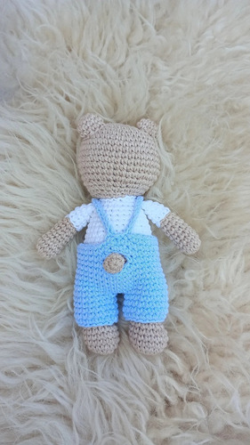 Oso Amigurumi Muñeco De Apego Crochet