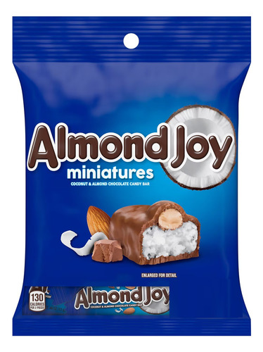 Almond Joy Minis Hersheys Chocolate Con Coco Y Almendra 65g