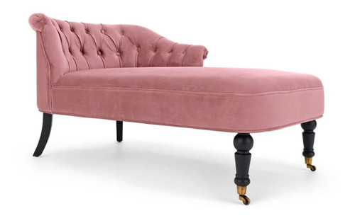 Chaise Longue Derecho Bouji Rosa Envejecido