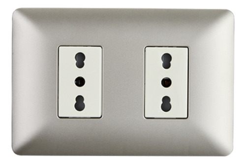 Enchufe Tomacorriente Doble Bipaso 10/16 220v Sec