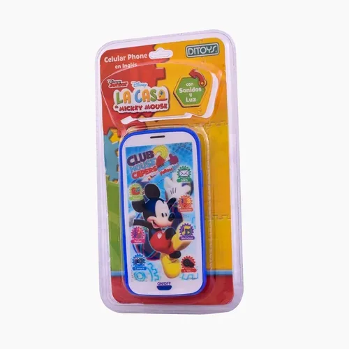 Celular Tel fono Mickey Mouse Orig Ditoys Bubba