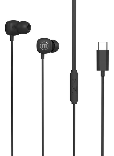 Audifonos Maxell Tipo C Square+ Earphones 