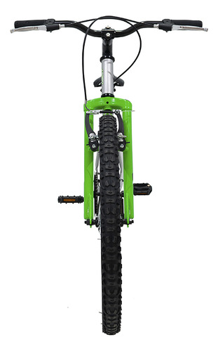 Bicicleta Veloci Next Reaver Rodada 24 Plata Color Plateado Tamaño del cuadro M