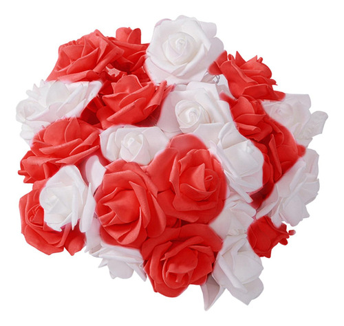 Led Rose Flower Fairy String Light Foam Rose Fairy Lights