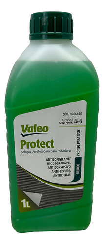 Aditivo Radiador Protect Inorganico Diluido Valeo