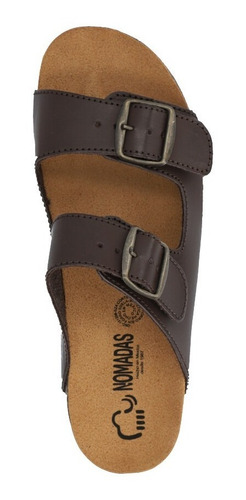 Imagen 4 de 5 de Sandalias Hombres Chanclas Caballero Cafe Comodas Estilo 101