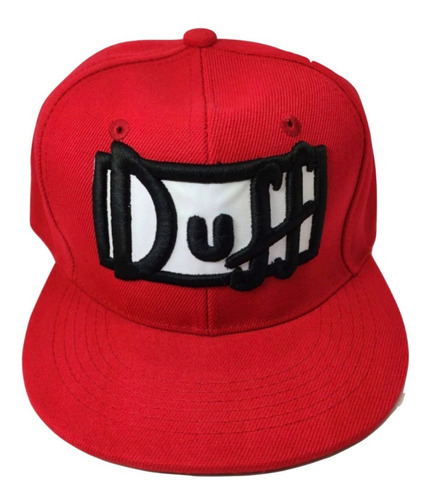 Imagen 2 de 2 de Gorra Cerveza Duff Homero Simpsons Plana Broche Ajustable