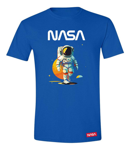 Playera Hombre Nasa Astronauta 624