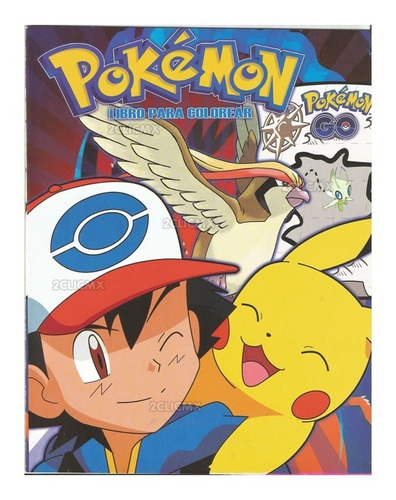 Libros Colorear Pokemon 1 16 Pg Recuerdos Fiesta Infantil