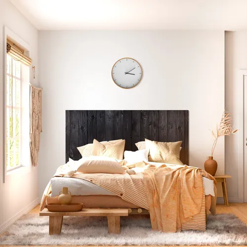 ▷ Cama infantil con angulos de madera y respaldo - Bebeydecoracion