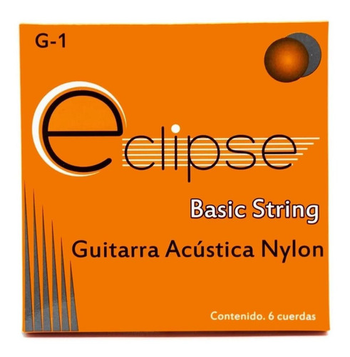 Jgo. De Cuerdas De Nylon P/ Guitarra Acustica Eclipse G-1