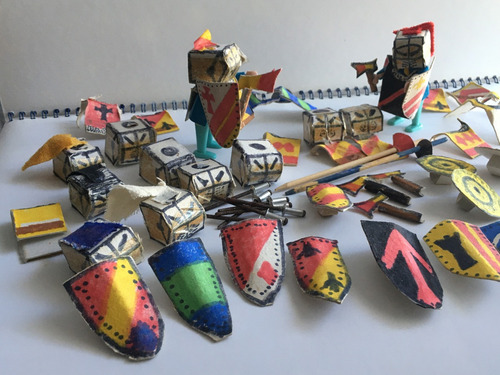 Playmobil - Set De Armaduras Y Accesorios Artesanales A Mano (Usado)