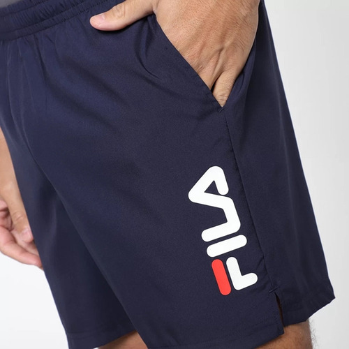 Bermuda Fila Para Hombre Microfibra Con Bolsillo Deportiva