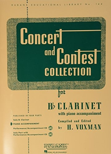 Colecciones De Conciertos Y Concursos Bb Clarinete Acompanam