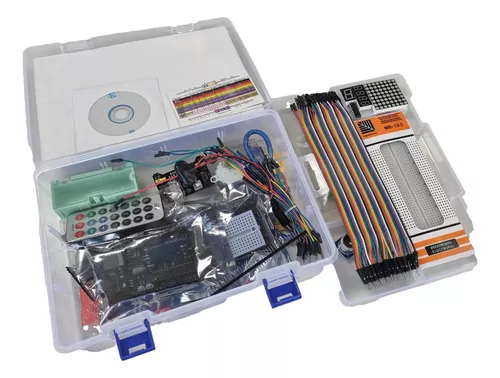 Kit Arduino Básico + Guía con 7 Ejercicios – Tienda Hacedores